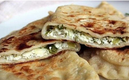 Туркменские творожные гутабы (кутабы)